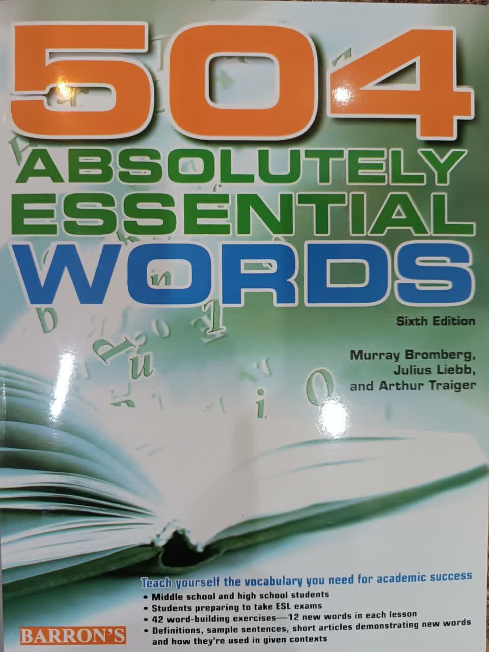 بارونز بدون ترجمه 504Absolutely Essential Words(sixth Edition)